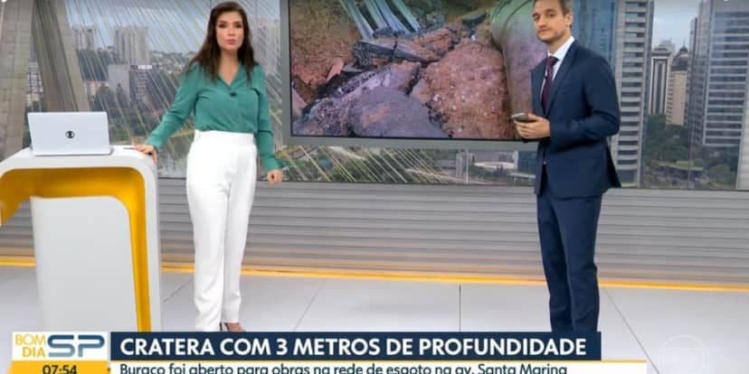Bom Dia São Paulo (Reprodução: Globo) Bom Dia São Paulo (Reprodução: Globo)
