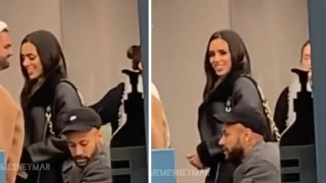 Neymar foi flagrado na companhia de Bruna, sua ex-namorada (Foto: Reprodução) Neymar foi flagrado na companhia de Bruna, sua ex-namorada (Foto: Reprodução)