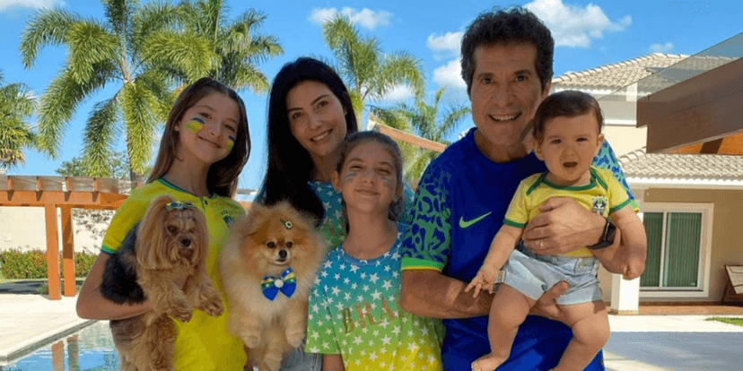 Cantor Daniel e sua família (Foto: Reprodução)