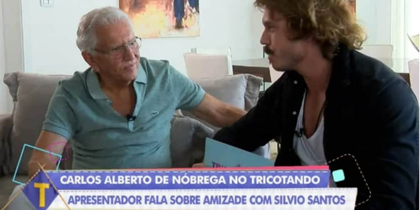 Carlos Alberto de Nóbrega no extinto "Tricotando" (Foto: Reprodução/RedeTV!) Carlos Alberto de Nóbrega no extinto "Tricotando" (Foto: Reprodução/RedeTV!)