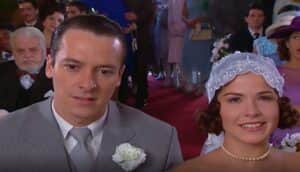 Guilherme leva Celina ao altar em Chocolate com Pimenta (Foto: Reprodução / Globo) Guilherme leva Celina ao altar em Chocolate com Pimenta (Foto: Reprodução / Globo)