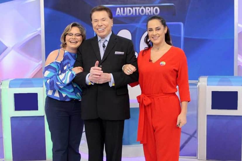 Cintia, Silvio e Silvia (Foto: Reprodução / SBT) Cintia, Silvio e Silvia (Foto: Reprodução / SBT)