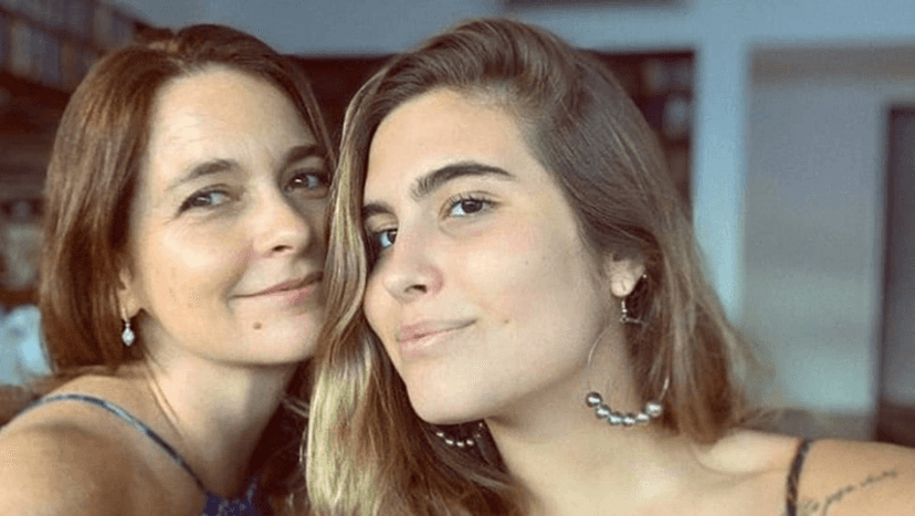 Cláudia Abreu e a filha (Foto: Divulgação) Cláudia Abreu e a filha (Foto: Divulgação)