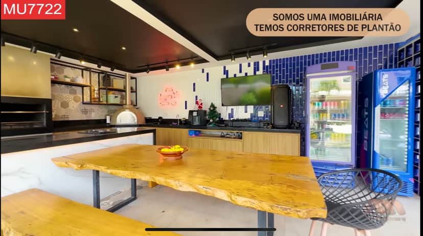 Área Gourmet da mansão - Foto Reprodução Youtube Área Gourmet da mansão - Foto Reprodução Youtube