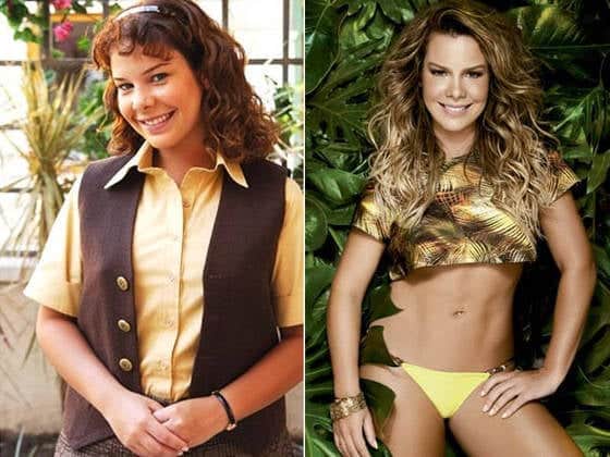 Fernanda Souza antes e depois (Imagem: Montagem) Fernanda Souza antes e depois (Imagem: Montagem)