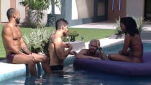 BBB23 - Fred é exaltado após bater de frente com Cara de Sapato para defender Amanda (Foto: Reprodução / Globoplay) BBB23 - Fred é exaltado após bater de frente com Cara de Sapato para defender Amanda (Foto: Reprodução / Globoplay)