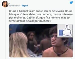 Gabriel Santana no BBB23; ator já disse que está disponível para meninos e meninas no reality (Foto: Reprodução / Twitter) Gabriel Santana no BBB23; ator já disse que está disponível para meninos e meninas no reality (Foto: Reprodução / Twitter)