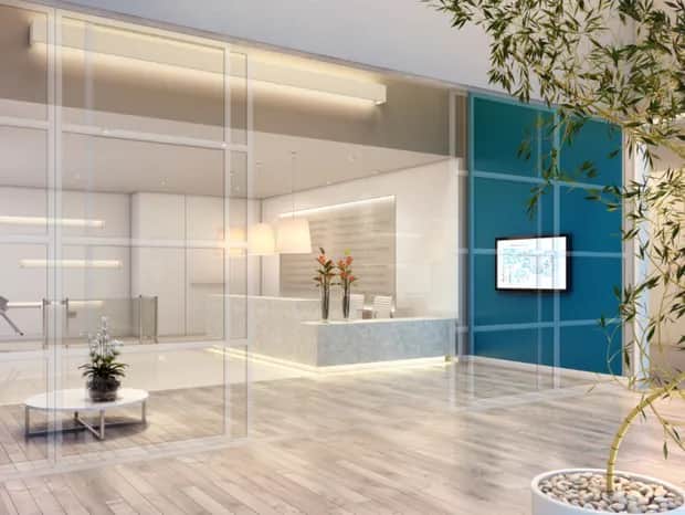 Hall de entrada dos apartamentos de Roberto Carlos (Foto: Reprodução) Hall de entrada dos apartamentos de Roberto Carlos (Foto: Reprodução)