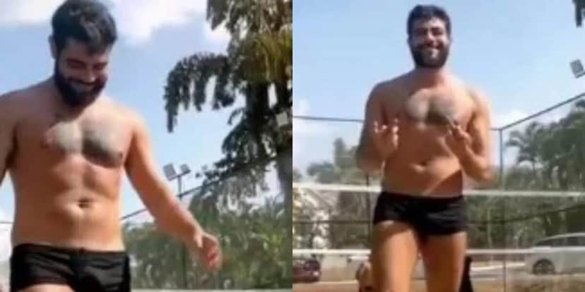 Henrique despontou nos "stories" de um amigo e acabou tendo as partes em evidência (Foto Reprodução/Internet/Instagram) Henrique despontou nos "stories" de um amigo e acabou tendo as partes em evidência (Foto Reprodução/Internet/Instagram)