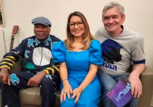 Janja, esposa de Lula, participou do Altas Horas em homenagem a Milton Nascimento - Foto: Reprodução Janja, esposa de Lula, participou do Altas Horas em homenagem a Milton Nascimento - Foto: Reprodução