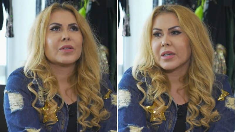 Joelma relatou no É de Casa o que sofreu nas mãos de seu pai (Foto: Reprodução/ Globo) Joelma relatou no É de Casa o que sofreu nas mãos de seu pai (Foto: Reprodução/ Globo)