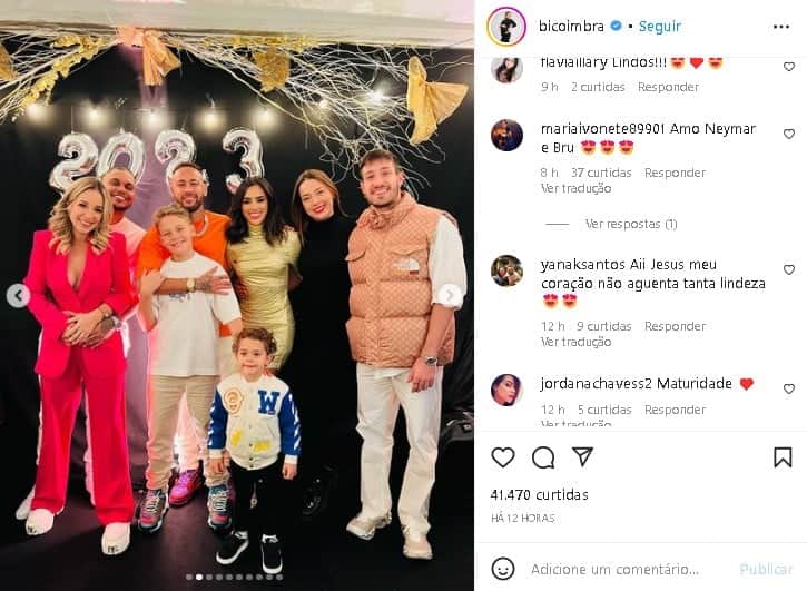 Neymar surgiu na presença de sua ex-namorada, Bruna (Foto: Reprodução/ Instagram) Neymar surgiu na presença de sua ex-namorada, Bruna (Foto: Reprodução/ Instagram)