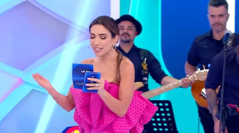 Patrícia Abravanel se assustou com duplo sentido de música (Foto: Reprodução) Patrícia Abravanel se assustou com duplo sentido de música (Foto: Reprodução)
