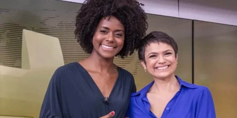 Sandra Annenberg e Maju Coutinho (Foto: Reprodução) Sandra Annenberg e Maju Coutinho (Foto: Reprodução)