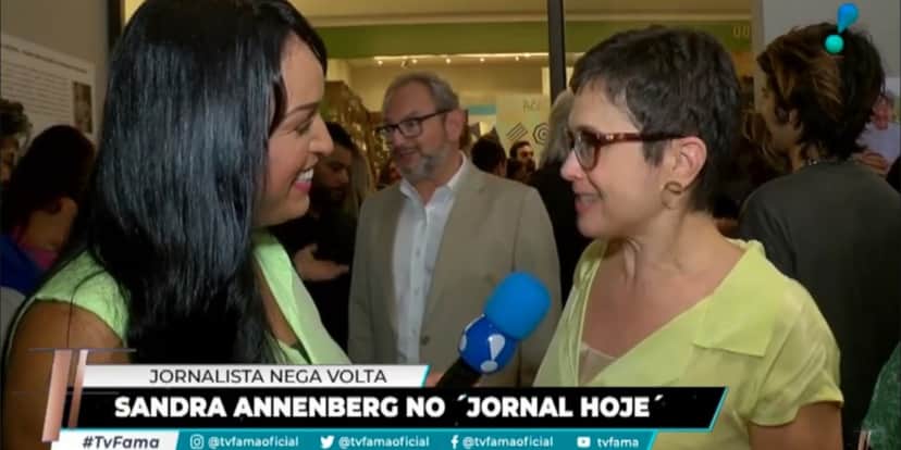 Sandra Annenberg concedeu uma entrevista ao TV FAMA, da RedeTV! - Foto: Reprodução Sandra Annenberg concedeu uma entrevista ao TV FAMA, da RedeTV! - Foto: Reprodução