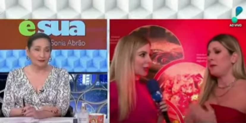Sonia Abrão reagiu a imitação de Dani Calabresa (Foto: Reprodução/RedeTV!) Sonia Abrão reagiu a imitação de Dani Calabresa (Foto: Reprodução/RedeTV!)