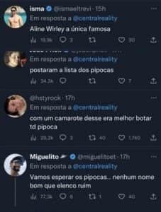 Decepção: Nova suposta lista para o time de famosos do BBB23 vaza e web detona baixo nível (Foto: Reprodução / Twitter) Decepção: Nova suposta lista para o time de famosos do BBB23 vaza e web detona baixo nível (Foto: Reprodução / Twitter)
