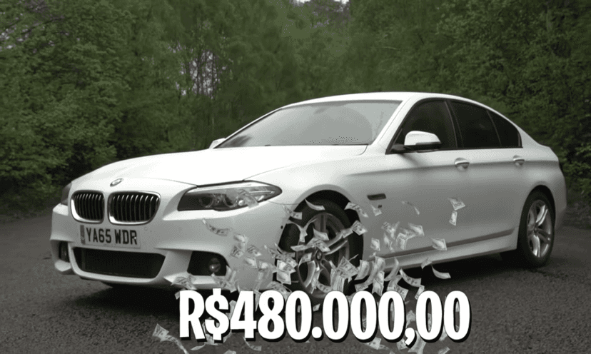 Carro de luxo do apresentador Datena (Foto: Reprodução, Youtube, Canal Sabe tudo) Carro de luxo do apresentador Datena (Foto: Reprodução, Youtube, Canal Sabe tudo)