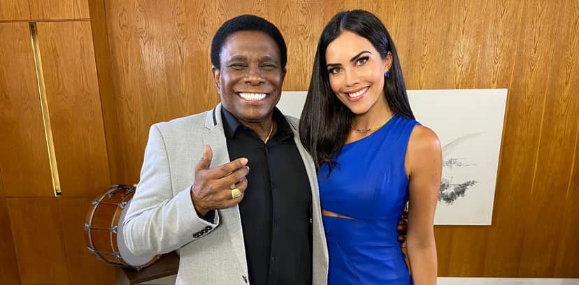 Neguinho da Beija-Flor e Daniela Albuquerque (Foto: Divulgação / RedeTV!) Neguinho da Beija-Flor e Daniela Albuquerque (Foto: Divulgação / RedeTV!)
