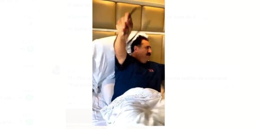 Ratinho fica irritado com pedido de assistente para começar vídeo de novo por conta do termo todes e xinga (Foto: Reprodução / Instagram) Ratinho fica irritado com pedido de assistente para começar vídeo de novo por conta do termo todes e xinga (Foto: Reprodução / Instagram)