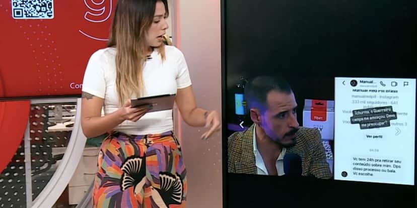 Patrícia Poeta fica chocada com notícia sobre ameaça de morte contra Livia La Gatto (Foto: Reprodução / Encontro da Globo) Patrícia Poeta fica chocada com notícia sobre ameaça de morte contra Livia La Gatto (Foto: Reprodução / Encontro da Globo)