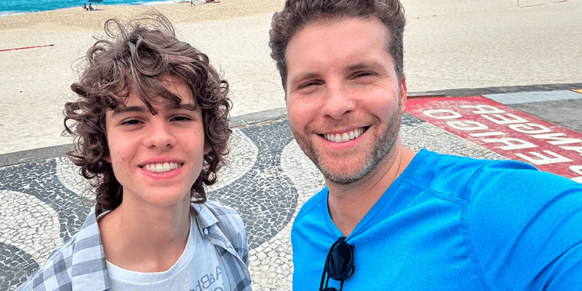 Rudá com Caíque em Travessia (Foto: Reprodução, Instagram) Rudá com Caíque em Travessia (Foto: Reprodução, Instagram)