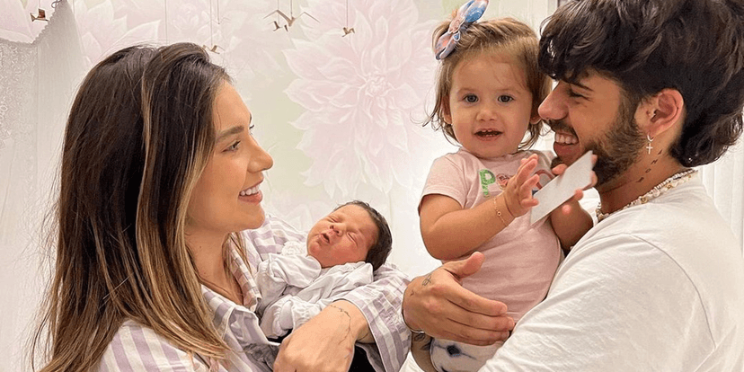 Virgínia Fonseca ao lado das filha e do marido Zé Felipe (Foto: Divulgação) Virgínia Fonseca ao lado das filha e do marido Zé Felipe (Foto: Divulgação)