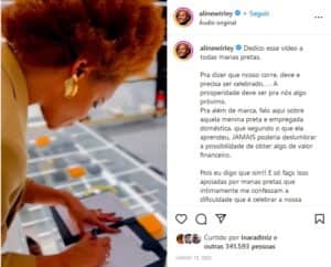 Aline Wirley realizou sonho e relembrou o momento no BBB23 (Foto: Reprodução / Instagram) Aline Wirley realizou sonho e relembrou o momento no BBB23 (Foto: Reprodução / Instagram)