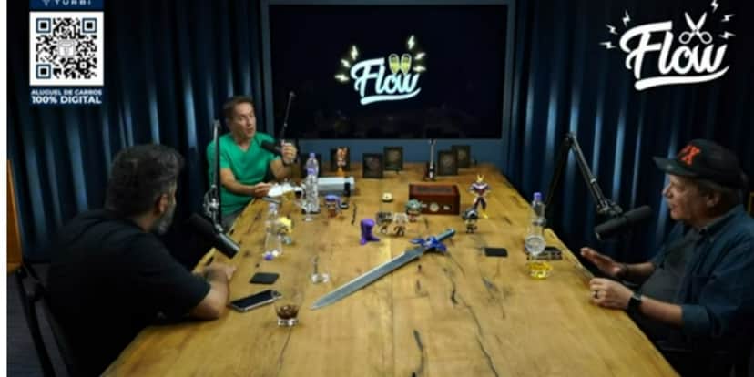 Carlos Tramontina e Chico Pinheiro no "Flow Podcast" (Foto: Reprodução/YouTube) Carlos Tramontina e Chico Pinheiro no "Flow Podcast" (Foto: Reprodução/YouTube)