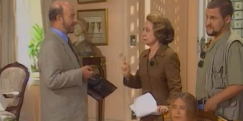 Cecil Thiré em cena de "Zazá", ao lado de Fernanda Montenegro (Foto: Reprodução/TV Globo) Cecil Thiré em cena de "Zazá", ao lado de Fernanda Montenegro (Foto: Reprodução/TV Globo)