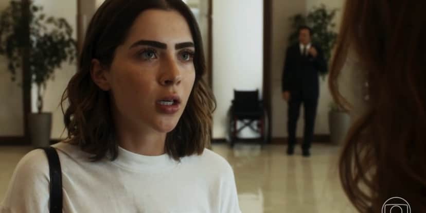 Chiara incrédula na novela Travessia Chiara incrédula na novela Travessia