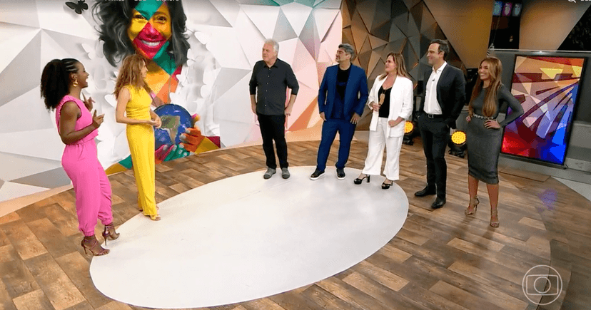 os apresentadores que comandaram o programa nos últimos anos (Foto reprodução/Globo) os apresentadores que comandaram o programa nos últimos anos (Foto reprodução/Globo)