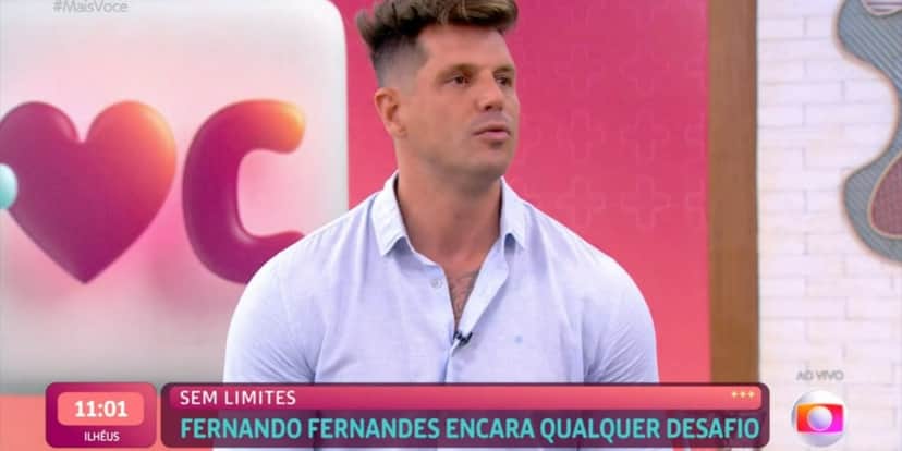 Fernando Fernandes foi eliminado do "The Masked Singer Brasil" (Foto: Reprodução/TV Globo) Fernando Fernandes foi eliminado do "The Masked Singer Brasil" (Foto: Reprodução/TV Globo)