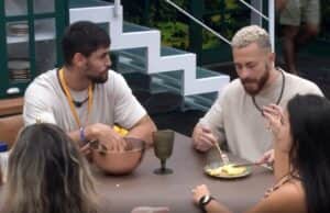 Cara de Sapato, Amanda, Larissa e Fred Desimpedidos no BBB23 (Foto: Reprodução / Globoplay) Cara de Sapato, Amanda, Larissa e Fred Desimpedidos no BBB23 (Foto: Reprodução / Globoplay)
