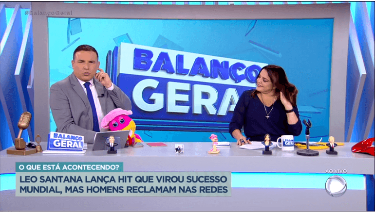 Fabíola Reipert e Gottino - Foto: Reprodução/Record Fabíola Reipert e Gottino - Foto: Reprodução/Record