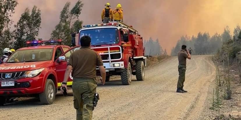 Incêndio no Chile causa mortes e centenas de feridos - Foto: Reprodução/internet Incêndio no Chile causa mortes e centenas de feridos - Foto: Reprodução/internet