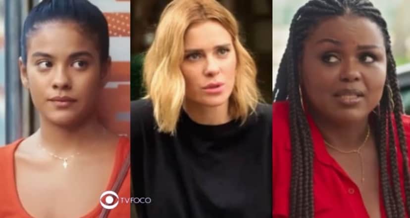 Vai na Fé - Jenifer se prejudica por causa de Guiga, Lumiar teme perder Ben e Bruna encurrala Sol (Foto: Reprodução / Globo / Montagem TV Foco) Vai na Fé - Jenifer se prejudica por causa de Guiga, Lumiar teme perder Ben e Bruna encurrala Sol (Foto: Reprodução / Globo / Montagem TV Foco)