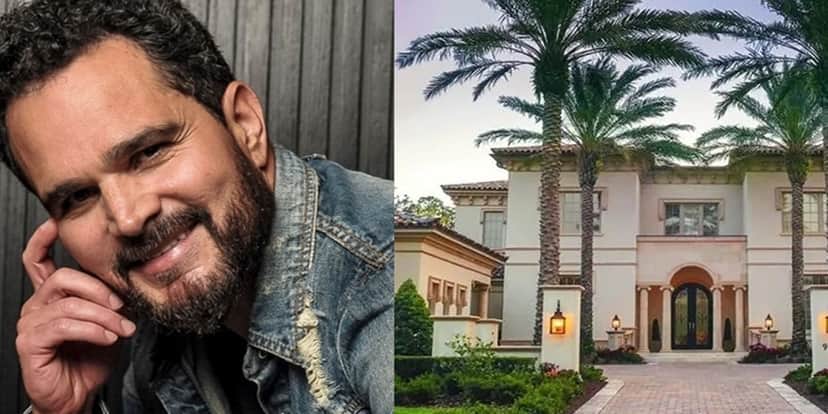 Com entrada de palácio e piscina poderosa, mansão de Luciano Camargo é o sonho de qualquer brasileiro (Foto: Montagem) Com entrada de palácio e piscina poderosa, mansão de Luciano Camargo é o sonho de qualquer brasileiro (Foto: Montagem)