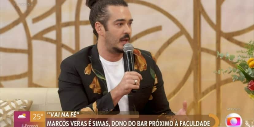 Marcos Veras no "Encontro" (Foto: Reprodução/TV Globo) Marcos Veras no "Encontro" (Foto: Reprodução/TV Globo)