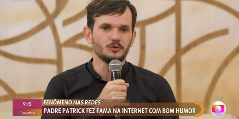 Padre Patrick falou sobre período de depressão no "Encontro" (Foto: Reprodução/TV Globo) Padre Patrick falou sobre período de depressão no "Encontro" (Foto: Reprodução/TV Globo)