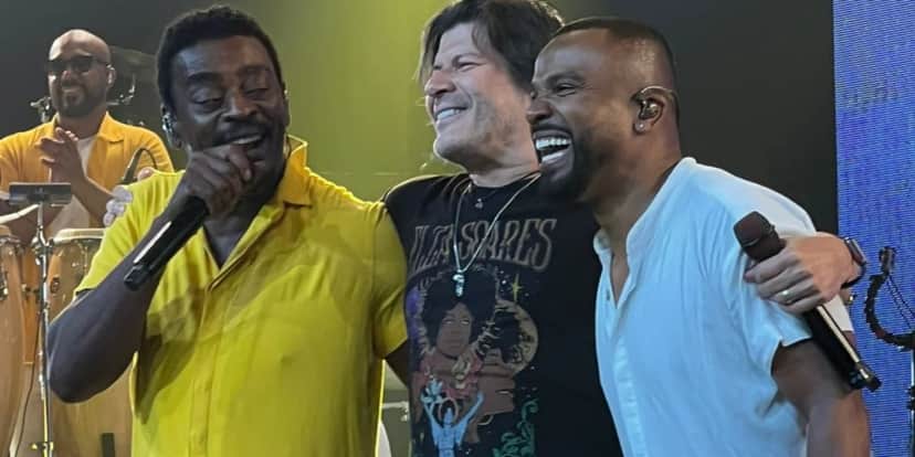 Seu Jorge, Alexandre Pires e Paulo Ricardo - Foto: Reprodução/internet Seu Jorge, Alexandre Pires e Paulo Ricardo - Foto: Reprodução/internet