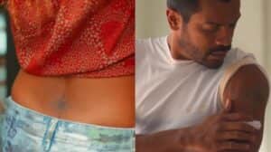 Vai na Fé: Sol e Ben fizeram tatuagem na juventade (Foto: Reprodução / Globo) Vai na Fé: Sol e Ben fizeram tatuagem na juventade (Foto: Reprodução / Globo)