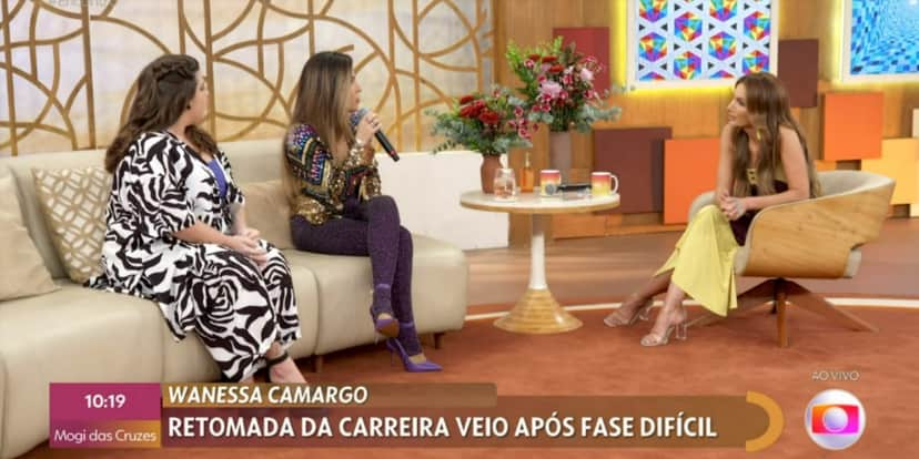 Wanessa Camargo falou sobre doença no palco do "Encontro" (Foto: Reprodução/TV Globo) Wanessa Camargo falou sobre doença no palco do "Encontro" (Foto: Reprodução/TV Globo)