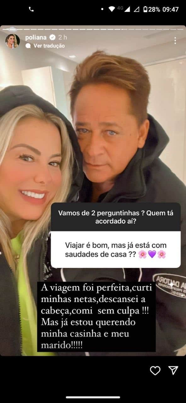 Poliana Rocha falou da relação com Leonardo Poliana Rocha falou da relação com Leonardo