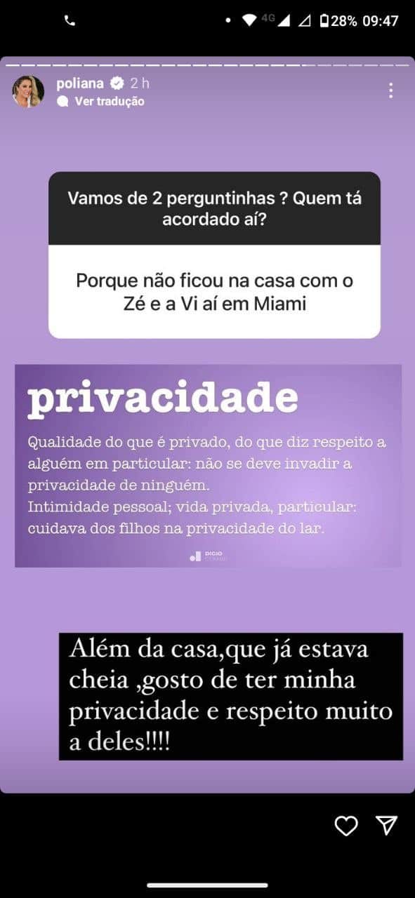 Famosa falou de Zé Felipe e Virgínia Fonseca Famosa falou de Zé Felipe e Virgínia Fonseca