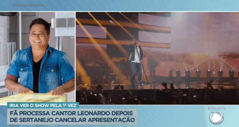 Leonardo alega não ter nada haver com as devoluções e vendas de ingressos (Foto Reprodução/Twitter) Leonardo alega não ter nada haver com as devoluções e vendas de ingressos (Foto Reprodução/Twitter)