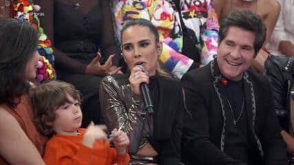 Wanessa Camargo falou da apresentadora no Altas Horas (Foto: Reprodução) Wanessa Camargo falou da apresentadora no Altas Horas (Foto: Reprodução)