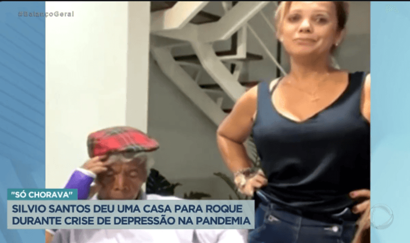 Esposa de Roque dá depoimento comovente agradecendo por tudo que Silvio Santos fez por eles (Foto Reprodução/Twitter) Esposa de Roque dá depoimento comovente agradecendo por tudo que Silvio Santos fez por eles (Foto Reprodução/Twitter)