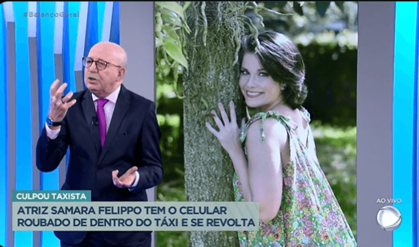 Lombardi dá opinião inconformado e faz alerta quanto a atender telefone em local público (Foto Reprodução/Twitter) Lombardi dá opinião inconformado e faz alerta quanto a atender telefone em local público (Foto Reprodução/Twitter)