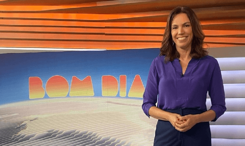 Ana Paula Araújo sob comando do 'Bom Dia Brasil' (Foto: Reprodução/ Internet) Ana Paula Araújo sob comando do 'Bom Dia Brasil' (Foto: Reprodução/ Internet)